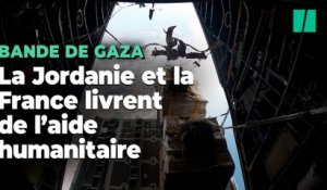 Gaza : la Jordanie et la France mènent une impressionnante opération de largage d’aide humanitaire