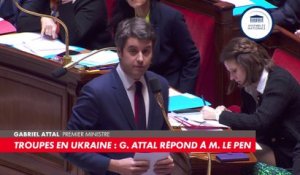 «Si vous aviez été élue en 2022, on serait en train de fournir des armes à la Russie pour écraser les Ukrainiens !» : la réponse choc de Gabriel Attal à Marine Le Pen sur la question de l’Ukraine