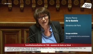 Marie-Pierre de la Gontrie s’oppose aux amendements déposés par la droite