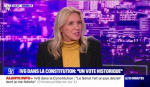 IVG dans la Constitution: "C'est un message très puissant envoyé au monde entier et à toutes les femmes", pour Agnès Evren (sénatrice LR de Paris)