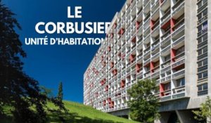 Vue aérienne de l'Unité d'Habitation de Firminy : Un Chef-d’œuvre de Le Corbusier