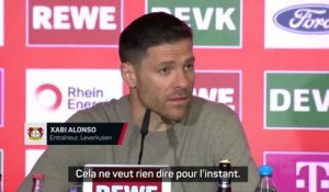 Leverkusen - Xabi Alonso : "Le classement ne veut rien dire pour l'instant"