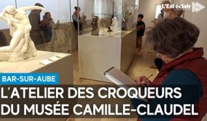 L’atelier des croqueurs du musée  Camille-Claudel de Nogent-sur-Seine