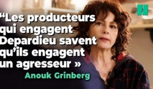Anouk Grinberg accuse producteurs et réalisateurs d’avoir protégé Gérard Depardieu