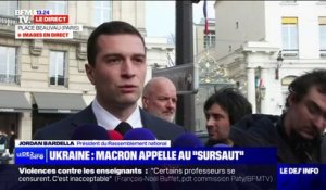 Jordan Bardella: "Emmanuel Macron a été désavoué par l'intégralité de nos alliés européens et de nos alliés de l'OTAN"