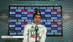 Tirreno-Adriatico 2024 - La réaction de Juan Ayuso après sa 2e place sur la 5e étape