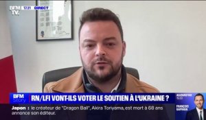 Kévin Mauvieux (député RN de l'Eure): "Il faut soutenir l'Ukraine (...) mais nous avons une ligne rouge, celle de ne pas aller en co-belligérance"