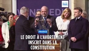 France : cérémonie de scellement de l'inscription du droit à l'IVG dans la constitution
