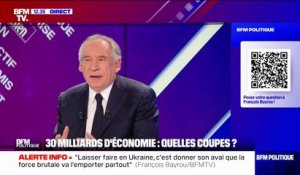 Dette: "Vous ne pouvez pas être un pays libre (...) si vous êtes hyper endettés", estime François Bayrou