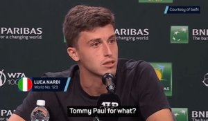 ATP - Indian Wells 2024 - Quand Luca Nardi, tombeur de Novak Djokovic, découvre qu'il va affronter Tommy Paul : "J'aime son style de jeu"
