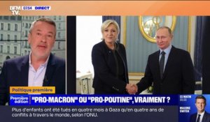 ÉDITO - Plan de soutien à l'Ukraine: "Le sparadrap des positions pro-russes de Marine Le Pen lui collera toujours aux basques"