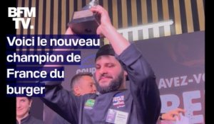 Le nouveau champion de France du burger est Anthony Pautrat