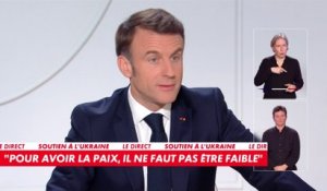Emmanuel Macron : «Si la Russie venait à gagner, la vie des Français changerait. Nous n'aurons plus de sécurité en Europe».