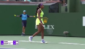 Indian Wells - Gauff fête sa vingtaine en dominant Yuan