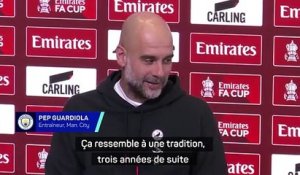 Guardiola : "Ça ressemble à une tradition"