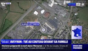 Aveyron: un homme de 45 ans a été tué de plusieurs coups de couteau devant un supermarché