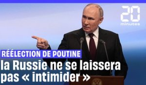 Poutine, réélu à 87 %, affirme que la Russie ne se laissera pas  « intimider »