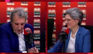 La députée écologiste Sandrine Rousseau répond au chanteur Michel Sardou qui lui a dédicacé "Je vais t'aimer" lors de son concert ce week-end : "Moi aussi je t'aime" - VIDEO