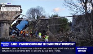 Un pont s'est effondré dans le Gard au passage d'un poids lourd