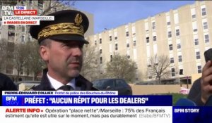 Opération "place nette XXL" à Marseille: "22 kilos de stupéfiants" ont été saisis "depuis lundi", indique le préfet de police des Bouches-du-Rhône
