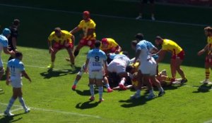 TOP 14 - Essai de Sireli MAQALA (AB) - Aviron Bayonnais – USA Perpignan
