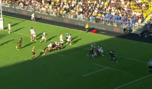 TOP 14 - Essai de Georges Henri COLOMBE (SR) - Stade Rochelais - RC Toulon