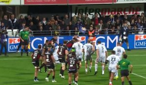 TOP 14 - Essai de Théo NTAMACK(ST) - RC Vannes - Stade Toulousain