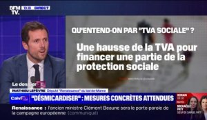 "En période d'inflation, augmenter la TVA n'est pas une bonne solution", juge Mathieu Lefèvre (Renaissance)