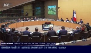 Audition à l'Assemblée nationale - Commission d'enquête TNT : auditions de Ara Aprikian et Yann Barthès - 27/03/2024