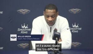 Pelicans - Green : “Nous avons été mous pour défendre sur Booker”