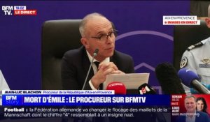 Mort d'Émile: "Nos premières pensées sont réservées aux parents" indique le procureur de la République d'Aix-en-Provence, Jean-Luc Blachon