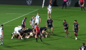 TOP 14 - Essai de Eliott ROUDIL (SP) - Stade Toulousain - Section Paloise