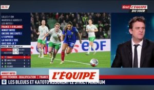 Les Bleues assurent le minimum face à l'Irlande - Foot - Qualif Euro (F)