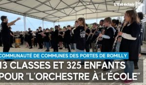 L'Orchestre à l’école déployé dans 13 classes du secteur de Romilly-sur-Seine