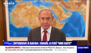 Guerre Israël/ Hamas: "Il y a une date" pour une offensive sur Rafah, assure Benjamin Netanyahu