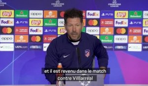 Atlético - Simeone : "On a besoin du meilleur Griezmann"