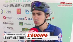 Martinez : «J'ai passé un cap» - Cyclisme - Classic Grand Besançon Doubs