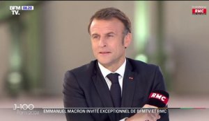 Emmanuel Macron à 100 jours des JO: "On va tout faire pour avoir une trêve olympique"