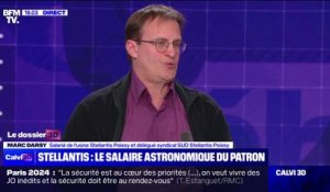 Marc Darsy (délégué syndical SUD et salarié de l'usine Stellantis Poissy) sur la rémunération de Carlos Tavares: "En une journée, il gagne ce que je gagne en quatre ans, donc oui, c'est choquant"