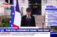 Gabriel Attal: "Avant qu'un jeune ne tombe dans la délinquance [...] nous proposerons aux parents que leur enfant soit envoyé en internat"