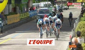 Les frères Paret-Peintre sur le podium de la 5e étape - Cyclisme - Tour des Alpes