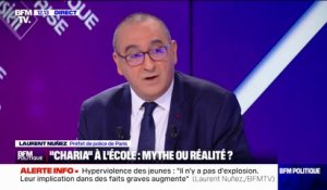 "Il n'y a pas de forme d'exagération": Laurent Nuñez, préfet de police de Paris s'exprime au sujet de la "charia" à l'école