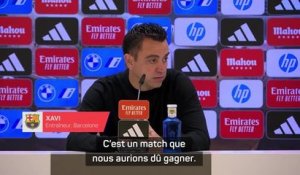 Barcelone - Xavi : “On a mieux joué que le Real et on méritait les 3 points”