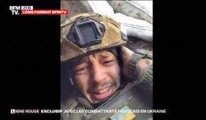 LIGNE ROUGE -  Charly, combattant français de 29 ans, tient une tranchée entre les positions ukrainiennes et russes