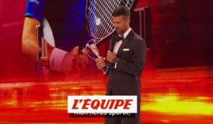 Novak Djokovic élu sportif de l'année - Tennis - Trophée Laureus