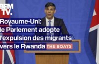 Royaume-Uni: le Parlement adopte le projet de loi pour expulser les migrants vers le Rwanda
