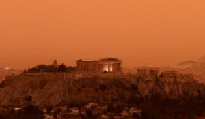 Athènes et plusieurs régions de Grèce sous le sable du Sahara