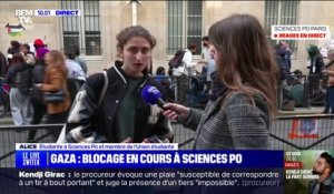 Blocus à Sciences Po Paris: une étudiante évoque les revendications de la mobilisation pro-Palestine