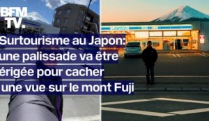 Surtourisme au Japon: une barrière va être érigée devant une épicerie pour cacher le mont Fuji