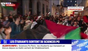 Blocage de Sciences Po Paris: la direction de l'établissement annonce la "suspension des saisines de la section disciplinaire engagées depuis le 17 avril" contre les étudiants propalestiniens